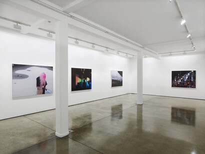 Hannah Starkey, exhibition view: Maureen Paley, London, 2015
