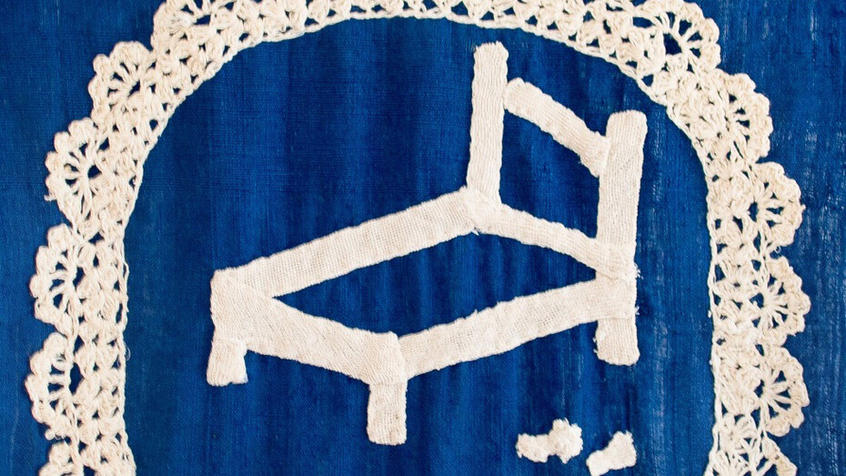 Shradha Kochhar, Shoes and an empty bed (detail), 2025. Courtesy of Aicon Contemporary
