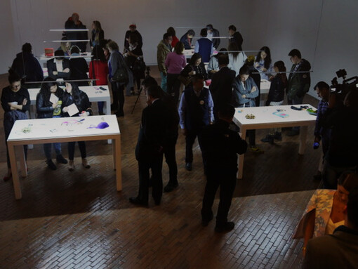 Vista del Mambo inauguración IX premio Luis Caballero 2017