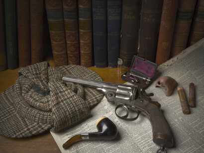 Sherlock Holmes exhibition objects, © Museum of London