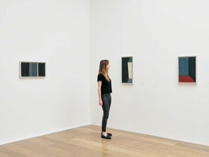 Maria Lassnig, Exhibition view. Courtesy of Hauser & Wirth