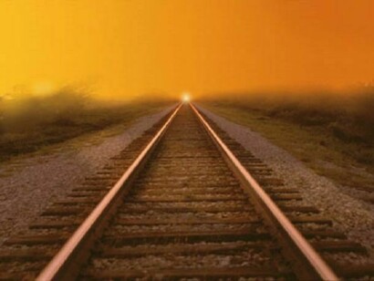 Train tracks´s artistic photo