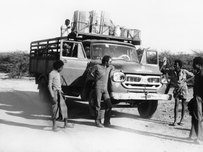 Giò Barbieri all'arrivo ad Hargheisa