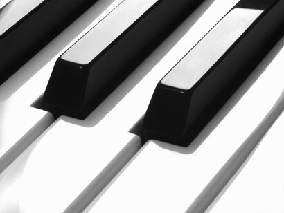 Teclas de un teclado electrónico