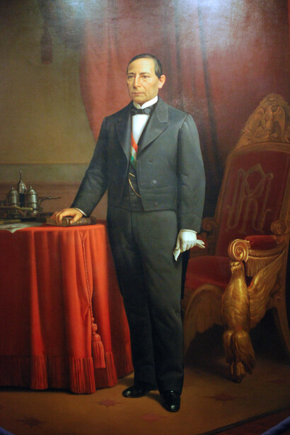 Retrato de Benito Juárez, Palacio Nacional, Ciudad de México