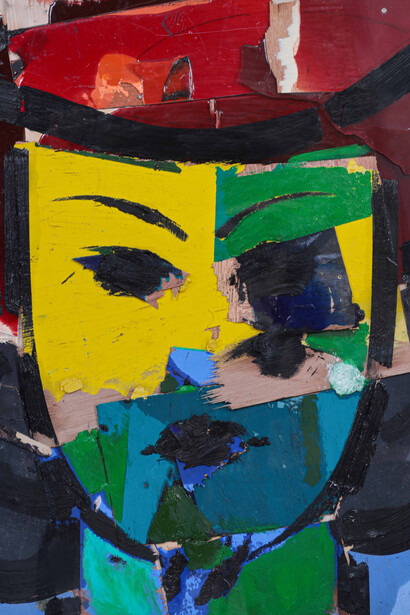 Manolo Valdés, Retrato con sombrero II, 2024. Courtesy of Opera Gallery