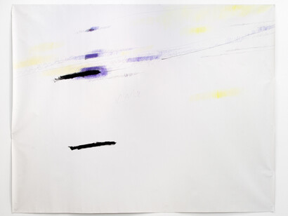 Angiola Gatti Untitled (Senza titolo), 2017
Ballpoint pen, colored pencil and oilstick on canvas, 78 3/4 x 102 3/8 inches. Courtesy of the artist and RYAN LEE Gallery, New York.
