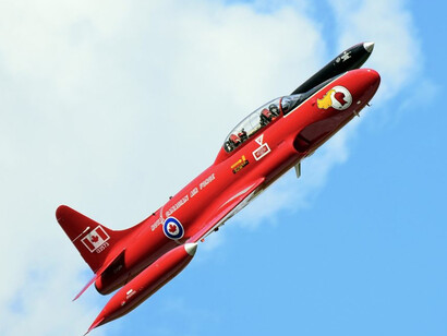 Canadair T-33 #573. Courtesy of Jet Aircraft Museum