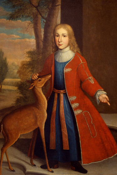 Gerardus Duyckinck, De Peyster Boy, with a Deer, um 1730-35, Öl auf Leinwand, 127,6 x 104,1 cm, Bequest of Catharine Augusta De Peyster, 1911.6, New-York Historical Society, Foto: © New-York Historical Society