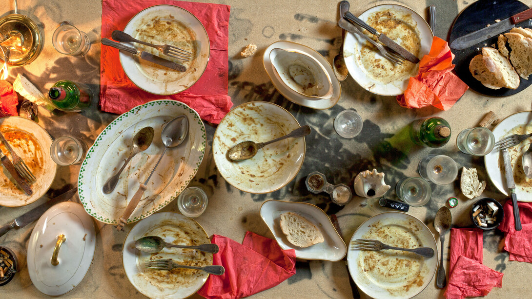 Daniel Spoerri, Sevilla serie nr. 16, 1991. Courtesy of MOCAK 