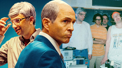 Jay Baruchel and Glenn Howerton star in the new movie Blackberry