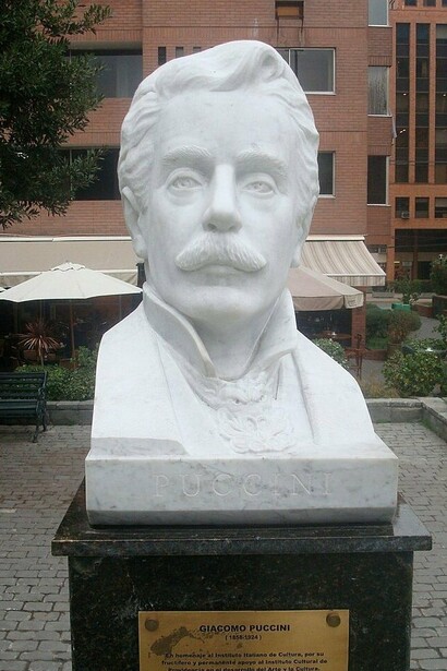 Busto di Puccini in CIle
