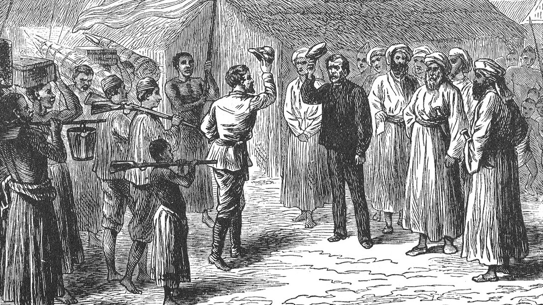 El famoso encuentro entre Stanley y Livingstone