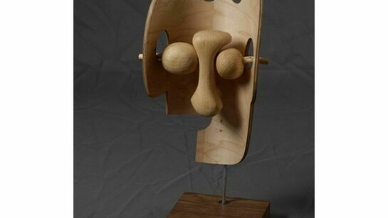 Jeremy Comins, Unfolded #10, 2013, Wood, 19” x 9” x 4”