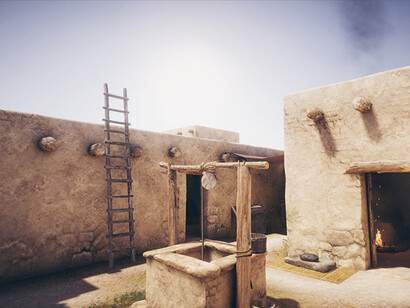 Ricostruzione 3D di una casa di epoca punica situata nell’abitato di Sulky (odierna S. Antioco, Sardegna). L’abitazione e tutti i suoi ambienti ricostruiti sono esplorabili interattivamente mediante una postazione di realtà virtuale immersiva. L’installazione si trova presso le sale del Museo Archeologico Ferruccio Barreca a Sant’Antioco