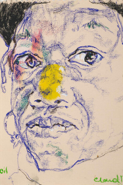 Claudette Johnson, Oil sketch, 2019. Courtesy of Tate