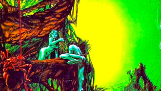 Detalle de la cubierta de la novela «Invernadero» Eddie Jones (1971)