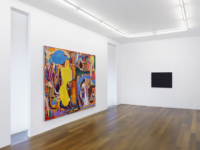André Butzer, Exhibition view. Courtesy of Galerie Xippas