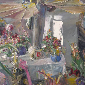 Bernhard Heisig, Geburtstagsstilleben mit Ikarus, 1985. Mit freundlicher genehmigung des MdbK