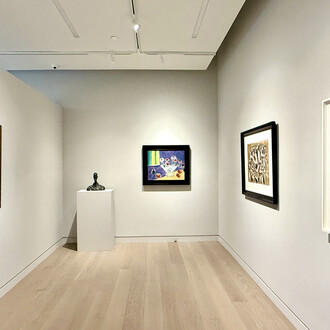 Masters of modernism: from Gauguin to Warhol, exhibition view. Courtesy of Acquavella