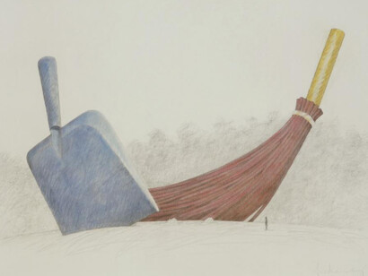 Claes Oldenburg with Coosje van Bruggen. Courtesy of Denver Art Museum