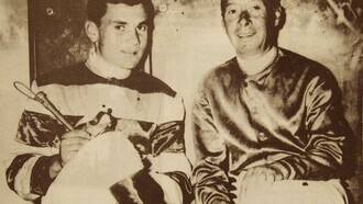 Néstor Yalet junto a Irineo Leguisamo