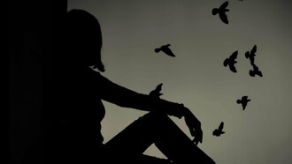 Por incrível que pareça, poucos segundos depois, outra andorinha juntou-se a ela. Nosso coração de imediato nos convenceu de que era o casal se reencontrando. Voaram juntas, dando voltas, indo e vindo, se tocando, felizes por voltar a andorinhar. Estavam no céu