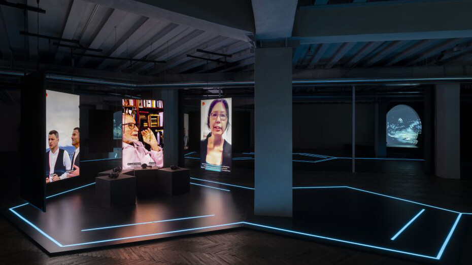 Hito Steyerl, The island, exhibition view. Courtesy of Fondazione Prada Ossevetorio