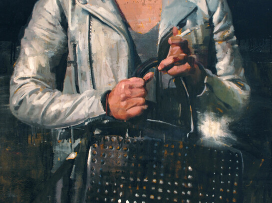 Bard François SANS TITRE2 - 2016 oil on paper - 53X75cm 