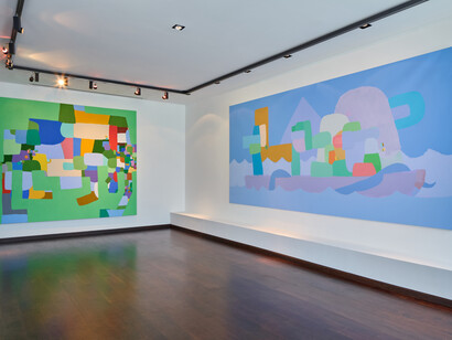 Installation View, Federico Herrero, A Piece
of Waterfall in the Sound of Crickets. Courtesy of The Gallery at Windsor