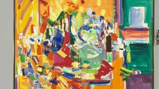 Hans Hofmann, Orchestral Dominance in Yellow, 1954, Olio su tela, 122,2 x 152,7 cm, © Hans Hofmann by SIAE 2013, © Whitney Museum of American