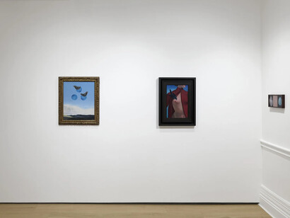 Various artists, Unveiled desires II: fetish and the erotic in surrealism, 1880–today, exhibition view. Courtesy of Richard Saltoun Gallery