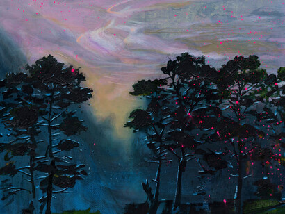 Elizabeth Magill, Northern sky (detail), 2026. Courtesy of Kerlin Gallery