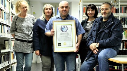 World record holder Paolo Fabiani