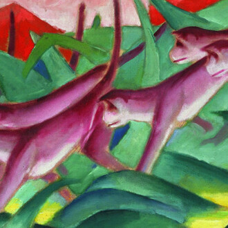 Franz Marc, Affenfries, 1911