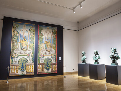 Lithuanian art of the 14th – 19th c., exhibition view. Courtesy of M. K. Čiurlionis National Museum of Art 