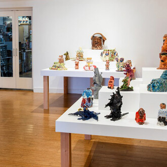 Various artists, Main characters, exhibition view. Courtesy of Creativity Explored