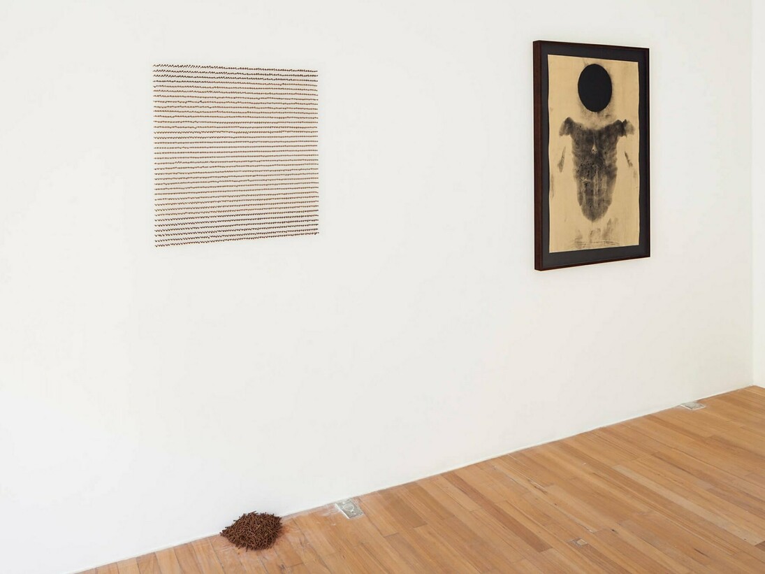Antônio Obá, exhibition view. Courtesy of Mendes Wood DM 