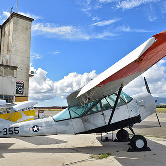 Stinson L-13 Grasshopper. Courtesy of Pearl Harbor Aviation Museum