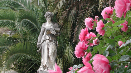 Il parco di Villa Ormond, a Sanremo