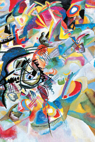 Wassily Kandinsky, Composition VII,
1913,
Oil on canvas, 200 x 300 cm,
The State Tretyakov Gallery, Moscow
