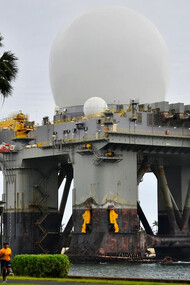 The Sea-based, X-band Radar at Joint Base Pearl Harbor-Hickam in 2013