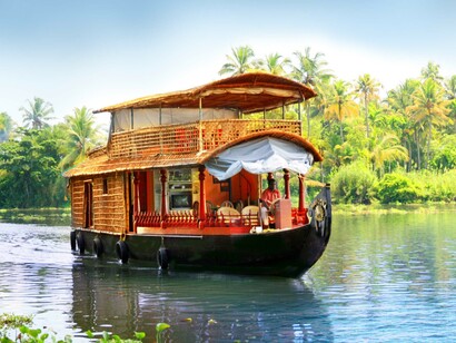 A houseboat in God’s Own Country