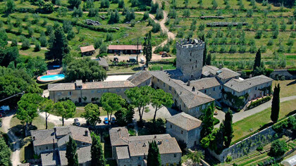 Veduta di Spannocchia