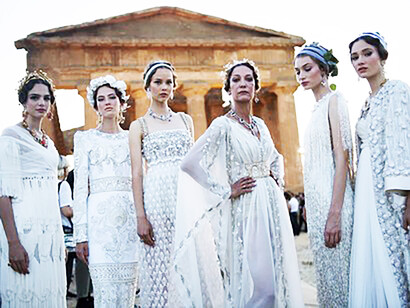 Sfilata di Dolce & Gabbana ad Agrigento, backstage