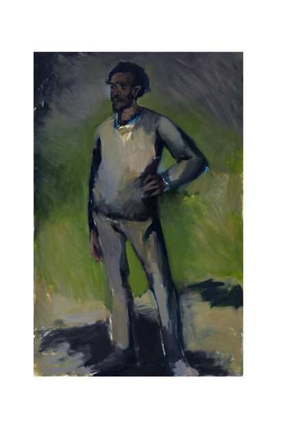 Lynette Yiadom-Boakye, 9am Jerez de la Frontera, 2010, Oil on canvas, 204 x 134 cm, Private Collection, US, Courtesy of Corvi-Mora, London and Jack Shainman Gallery, New York