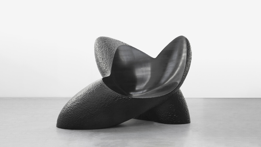 Wendell Castle, Keeping Promises. Stained ash and oil finish. Photography by Jean Pierre Vaillancourt. Courtesy of the artist and Carpenters Workshop Gallery