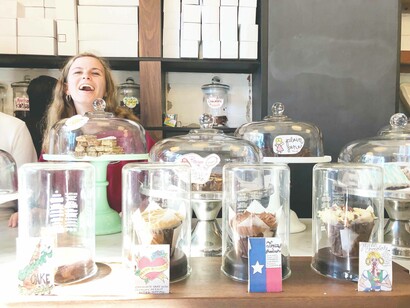 Georgetown bakery, Baked and Wired, and their unique cupcakes. Photo by Jamie Edwards