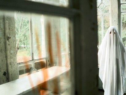 Fantasma em casa assombrada