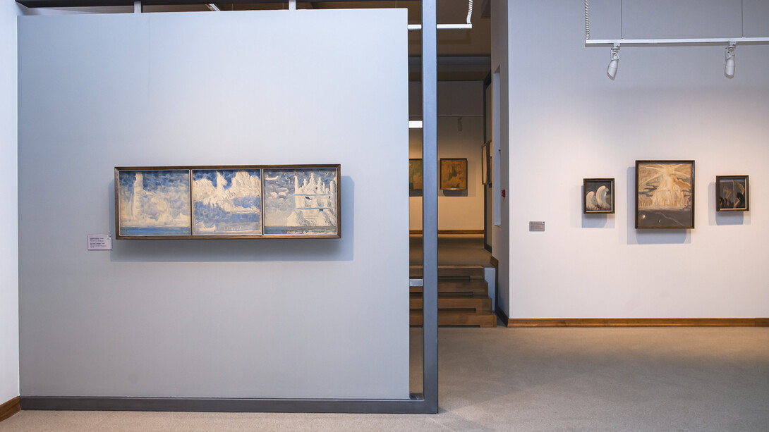  M. K. Čiurlionis’ creation, exhibition view. Courtesy of M. K. Čiurlionis National Museum of Art 